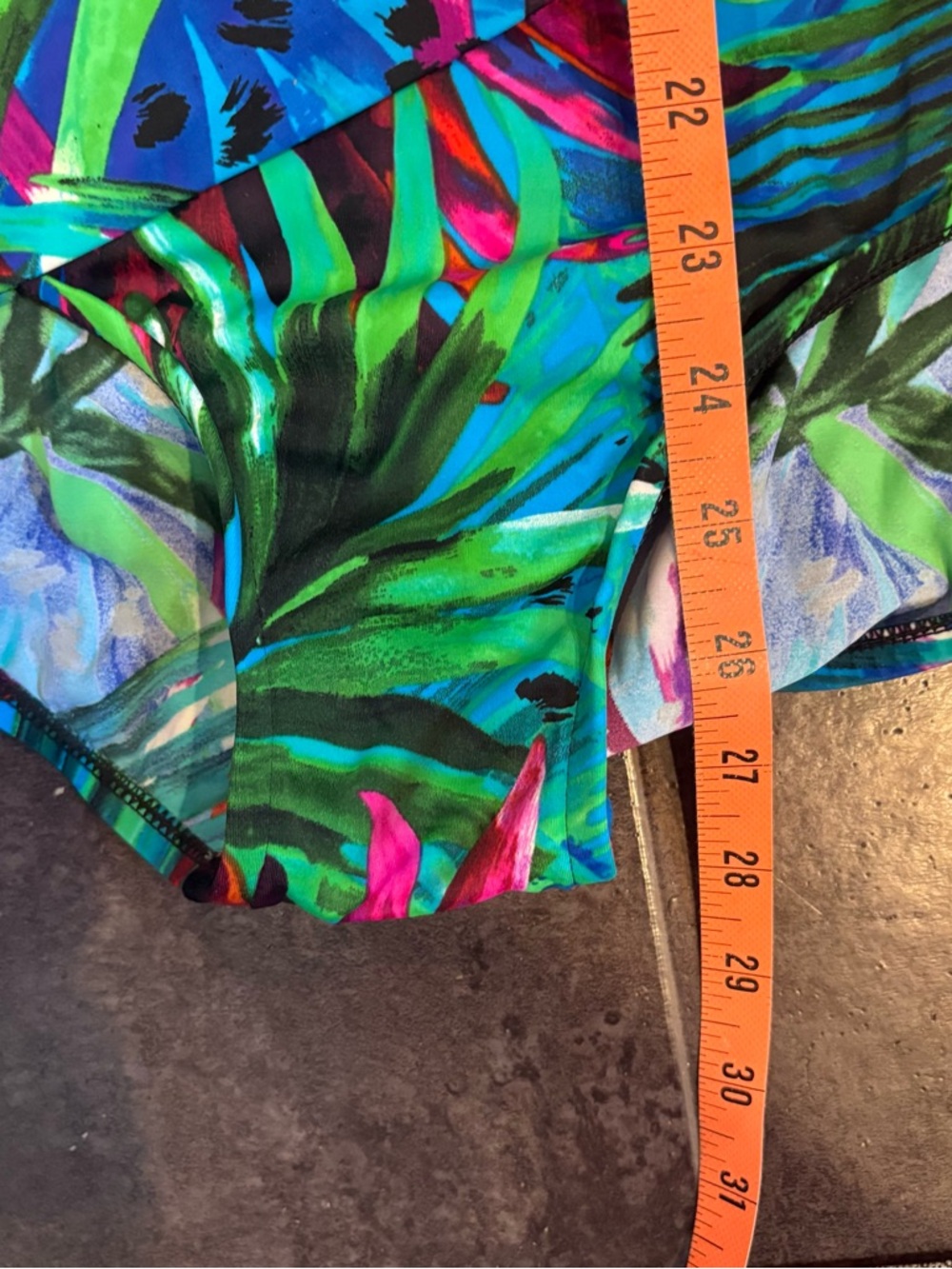 Vintage Bathing Suit Karen Stranger Things Tropical Pattern Swim Skirt Summer - Picture 8 of 10